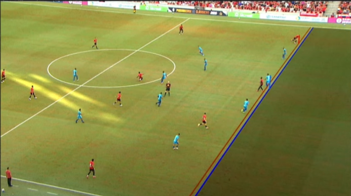 Analise do Var confirmou segundo gol do Athletico. Foto: reprodução/Nsports