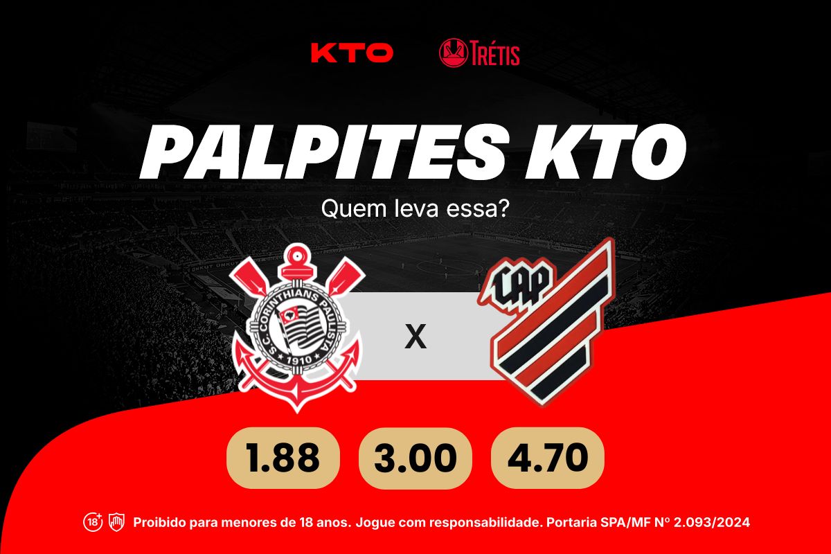 Palpites KTO Corinthians x Athletico – Copa do Brasil 2025